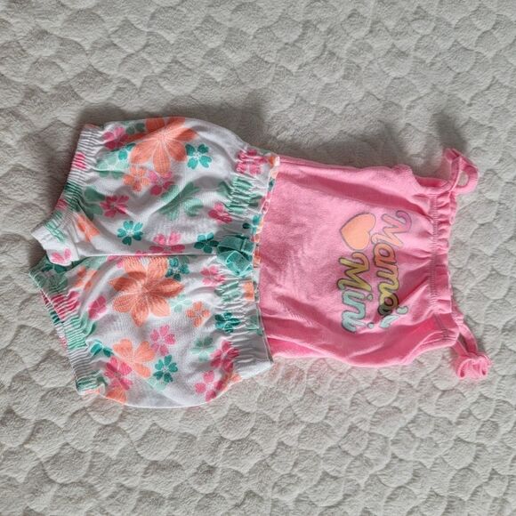 Baby girl 6 piece bundle summer 3 months onsies shorts romper bunny - Picture 10 of 10